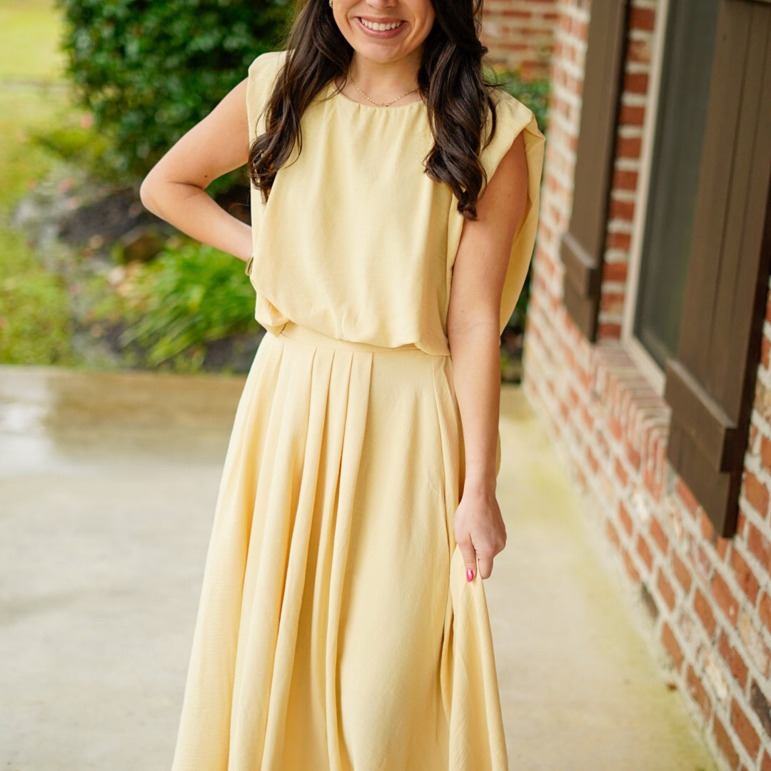 Lemon Drop Skirt Set