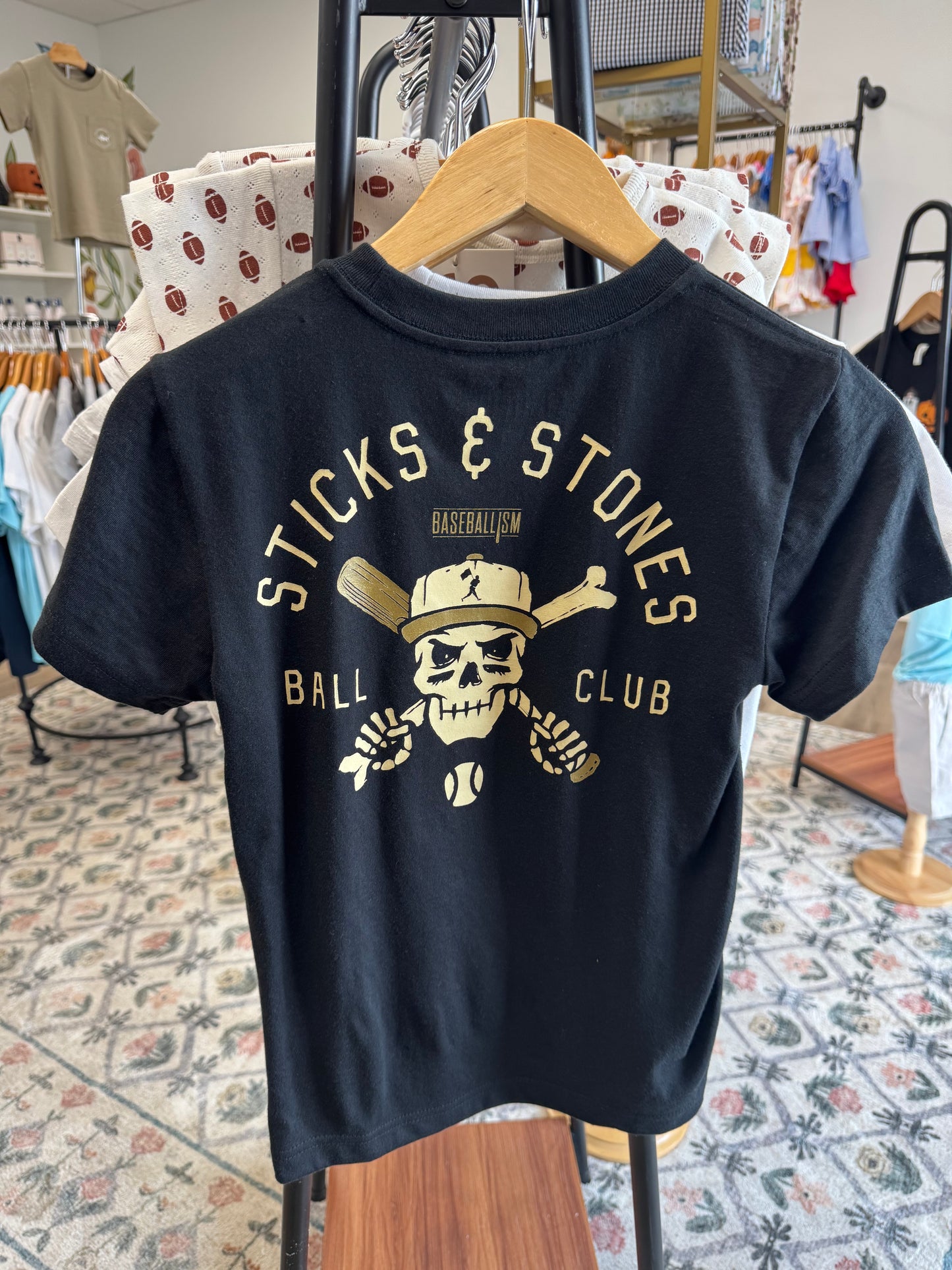 Baseballism- Sticks and Stones Tee