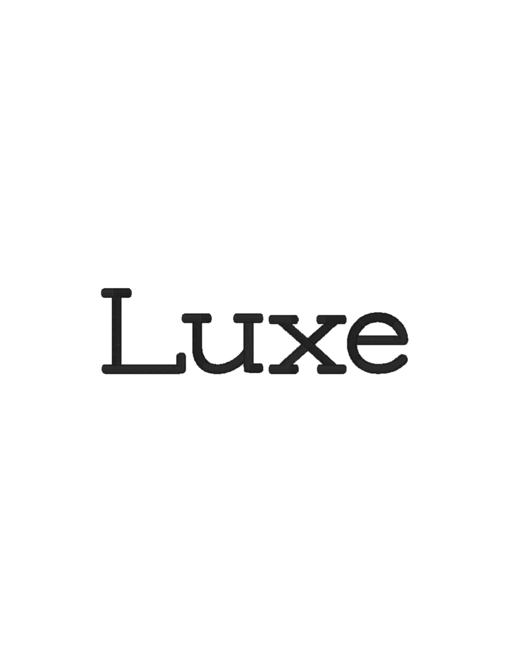 Luxe Name Font