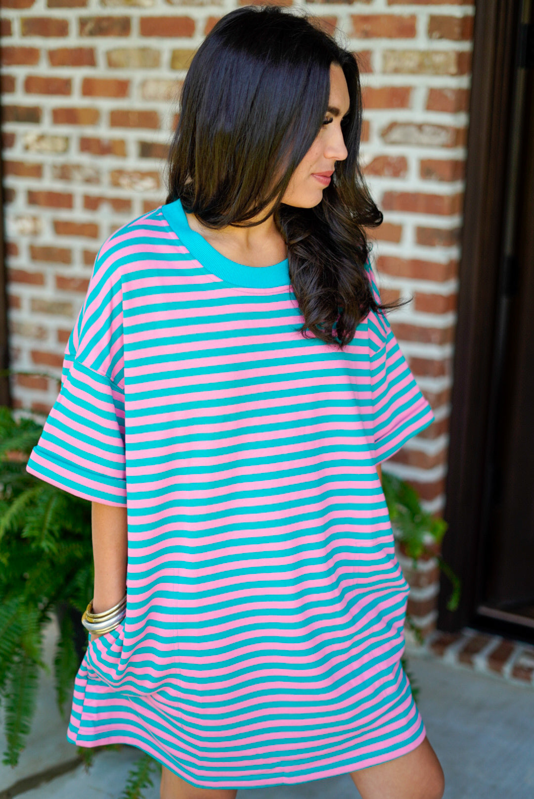 Vibrant Striped Dress