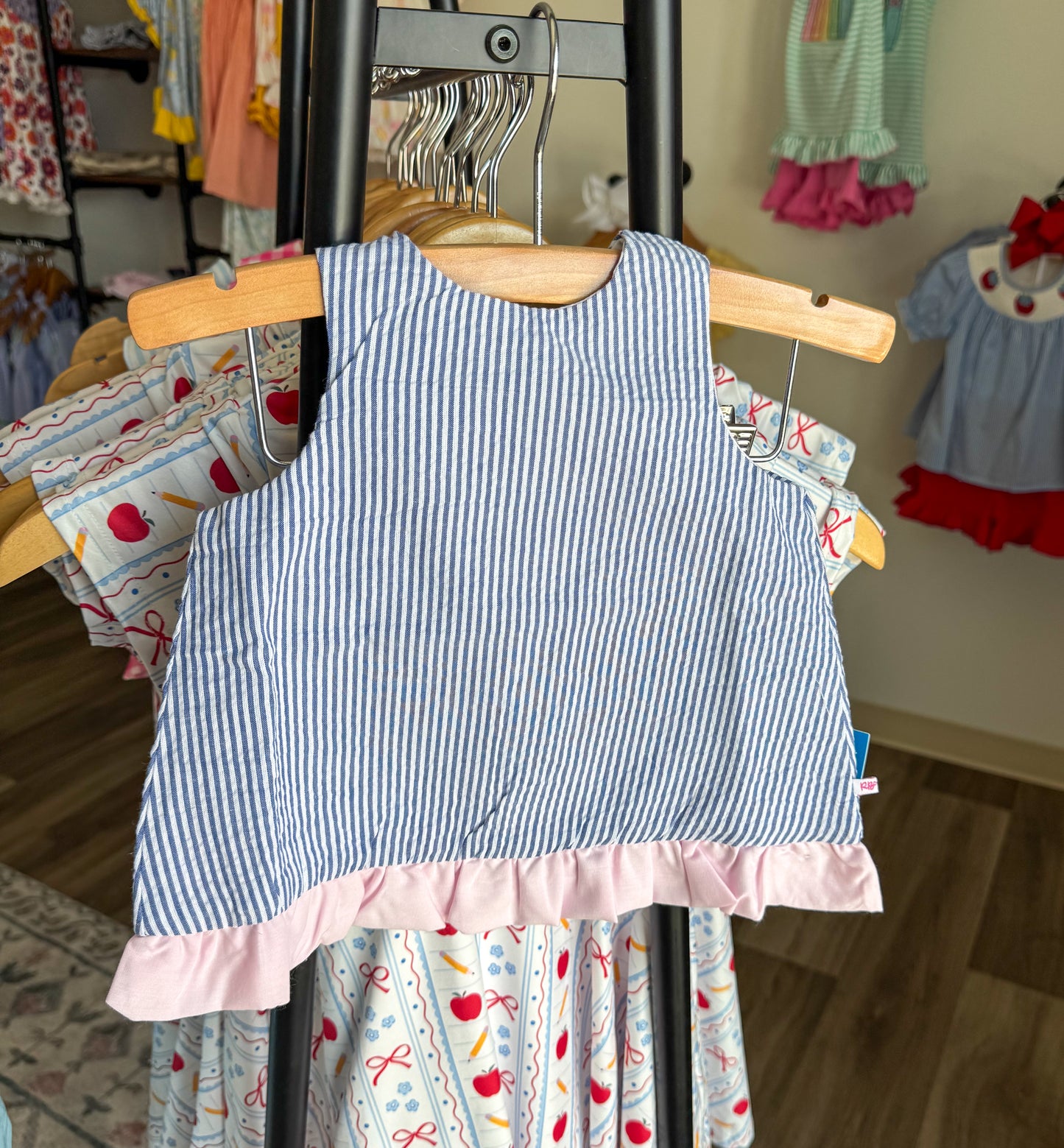 Seersucker Ruffle Set