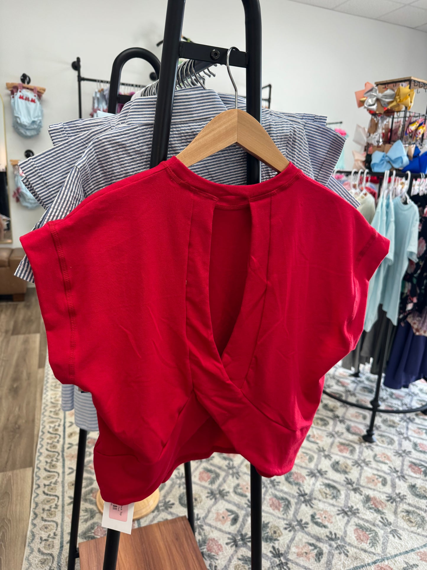 Criss Cross Back Top