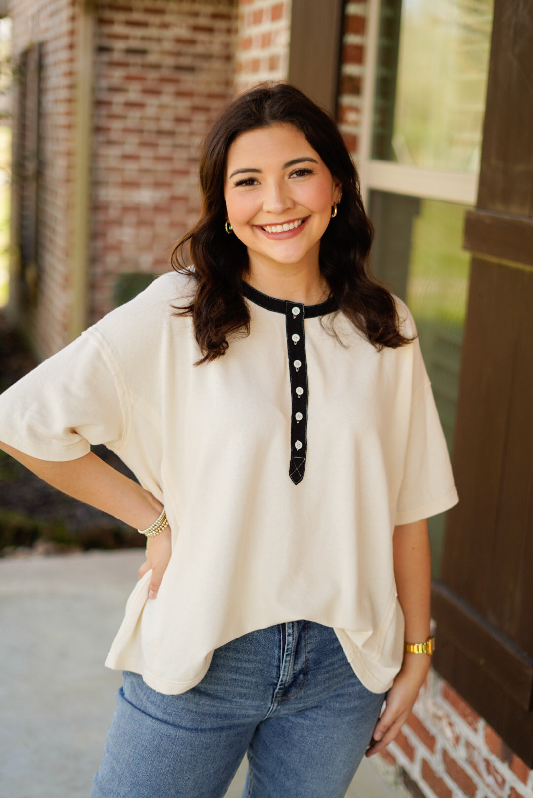 Sweet Like Honey Henley Top