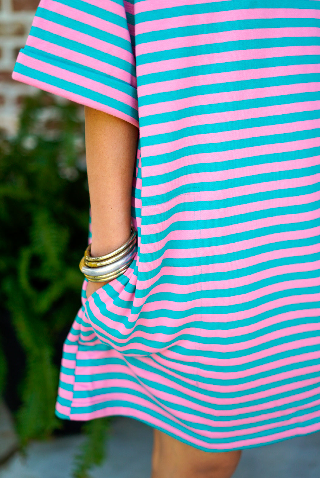 Vibrant Striped Dress