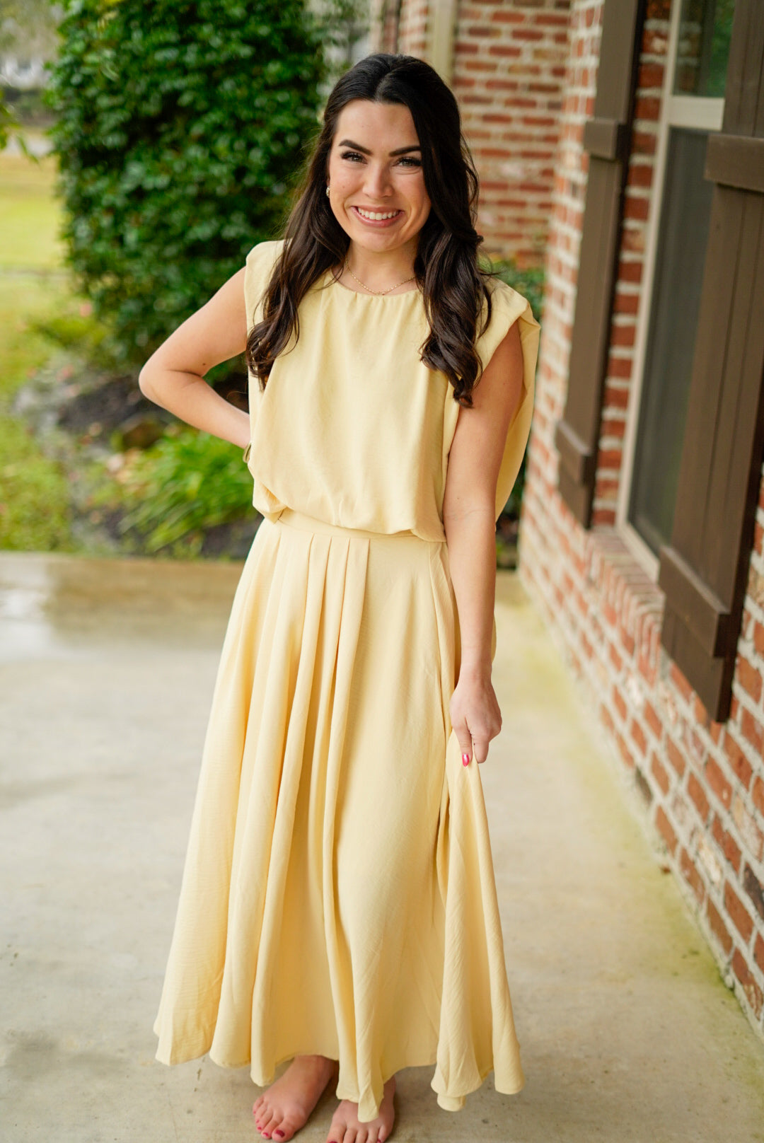 Lemon Drop Skirt Set
