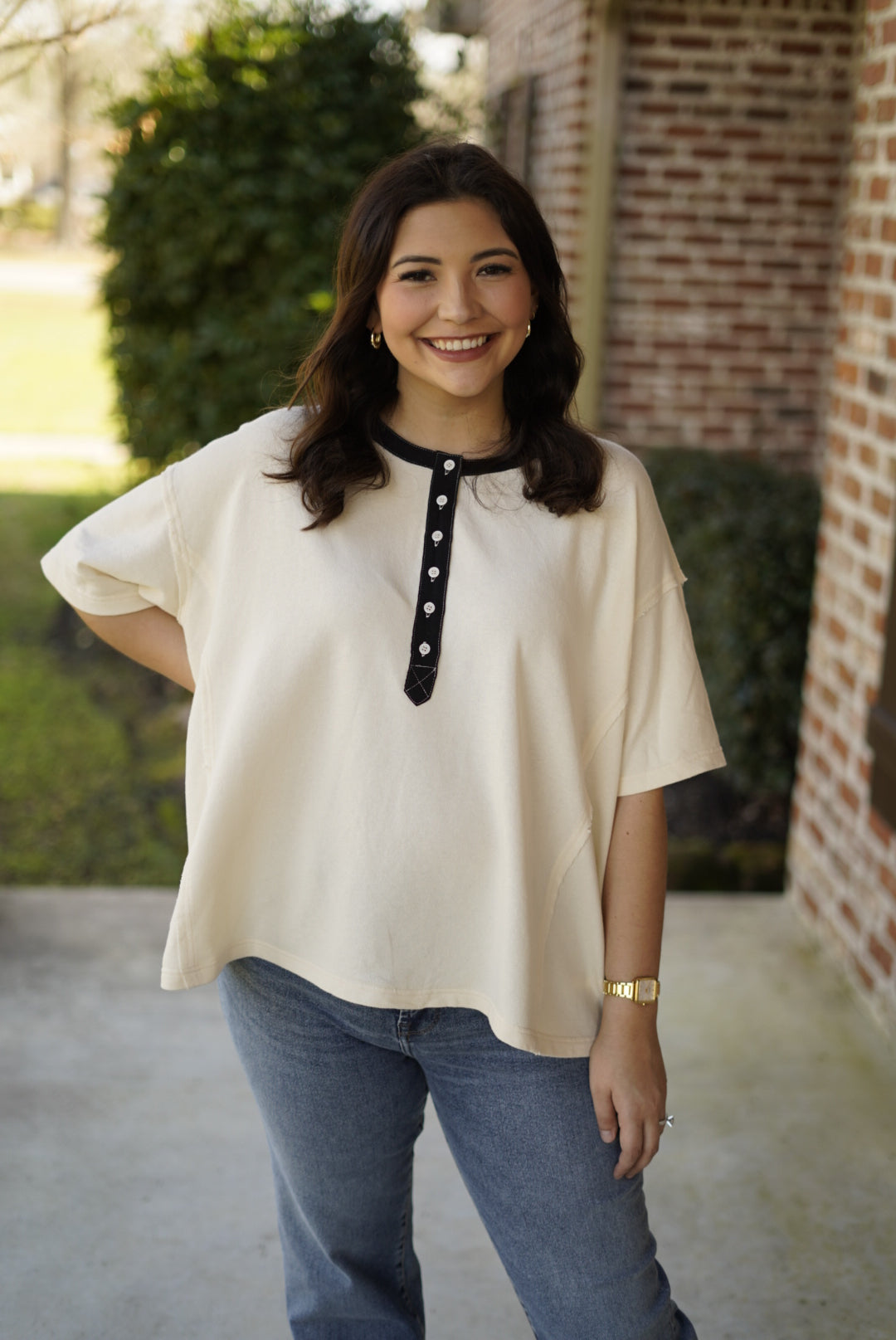 Sweet Like Honey Henley Top