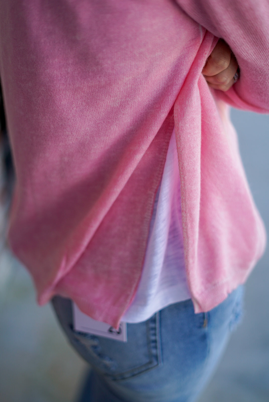 Coral Crush Layered Long Sleeve Top