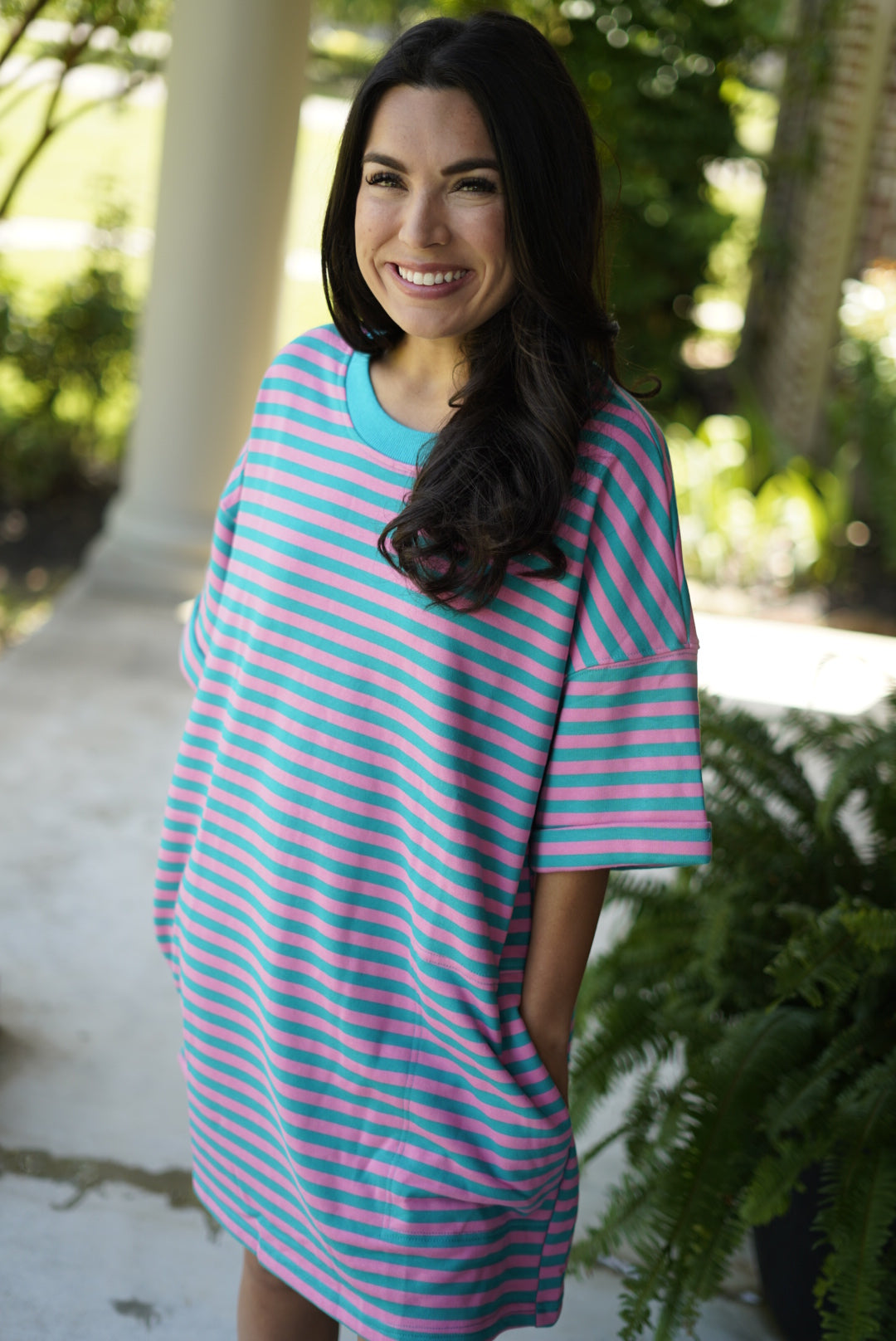 Vibrant Striped Dress