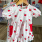 Apple and Pink Bow Set