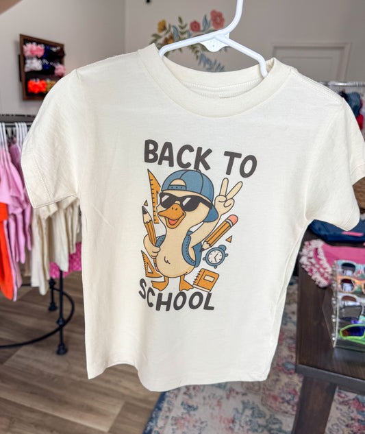 Back to School Duck Tee
