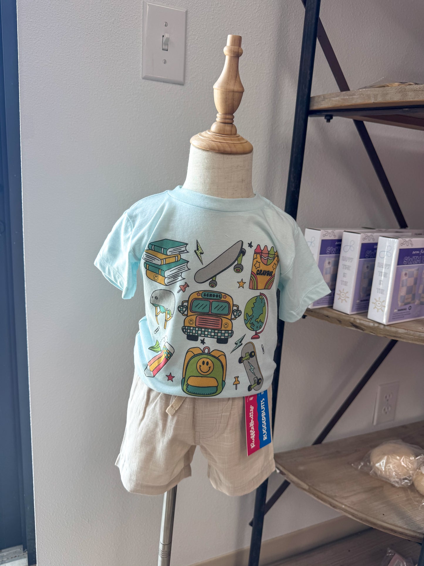 School Icons Boy Tee