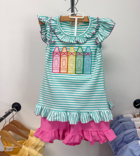 Rainbow Crayon Set