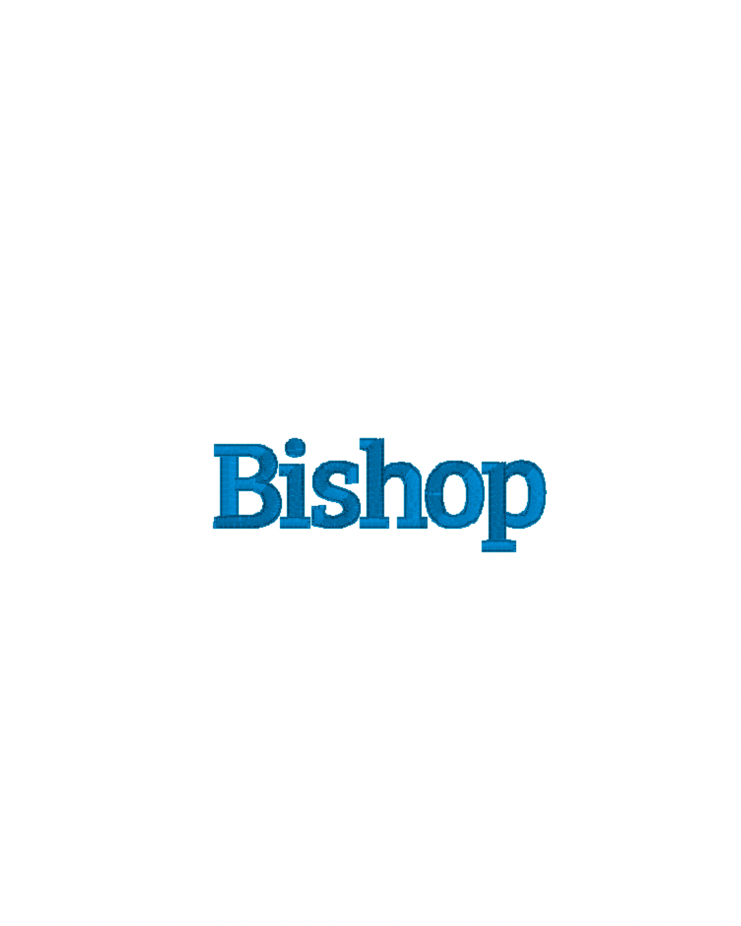 Bishop Name Font