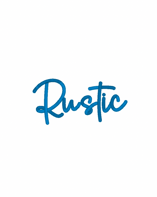 Rustic Embroidery Font