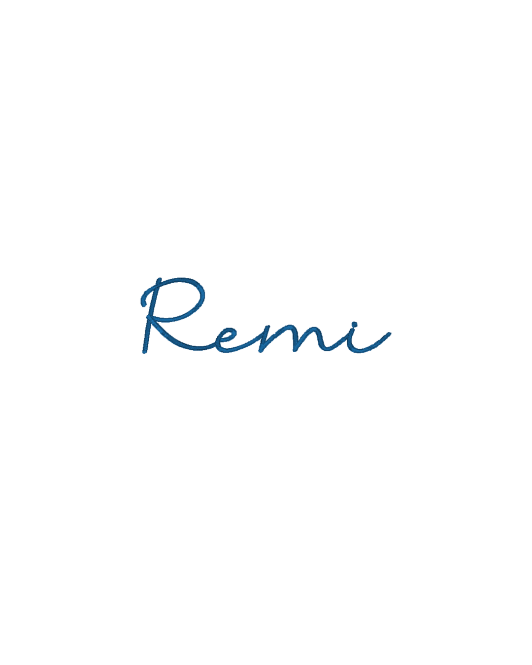 Remi Name Font
