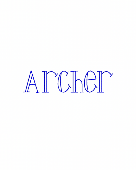 Archer Name Font