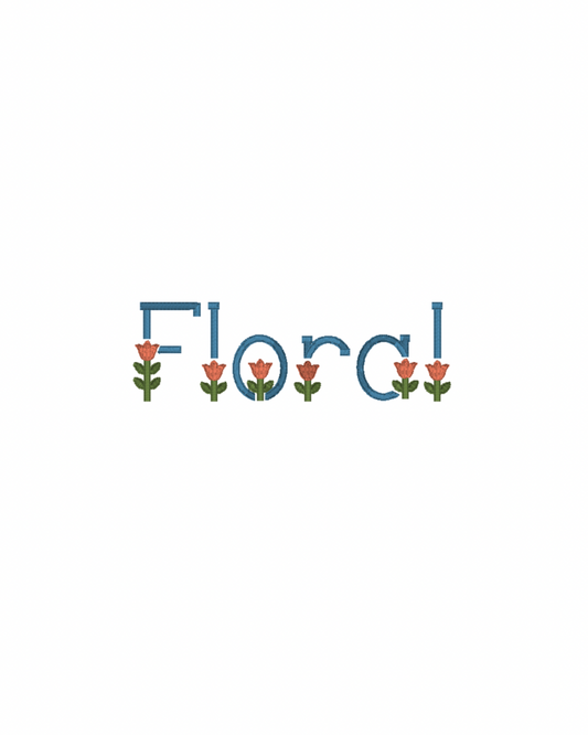 Floral Name Font