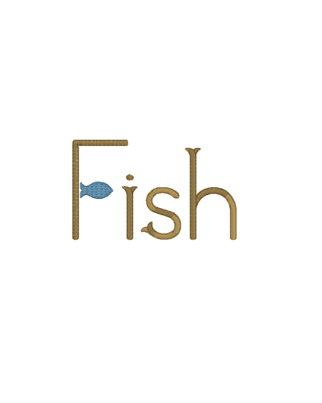 Fish Name Font
