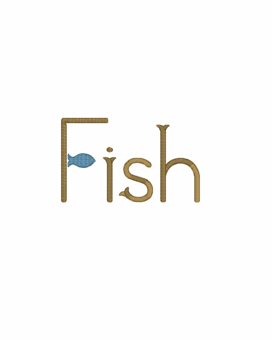 Fish Name Font
